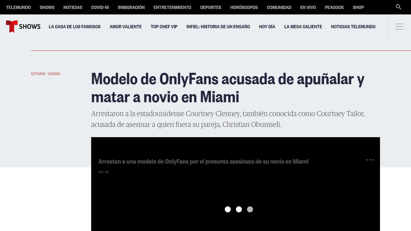 Modelo de OnlyFans acusada de apuñalar y matar a novio en Miami